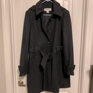 NWOT Liz Claiborne Wool Blend Pea Coat Large